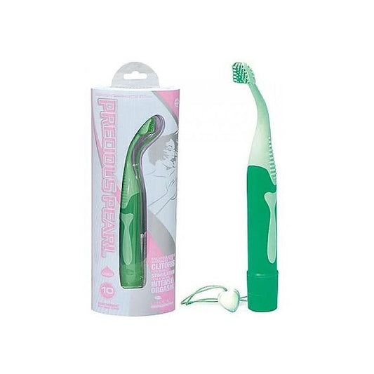 Precious Pearl Clitoral Stimulation Green - G-Spot Vibrators