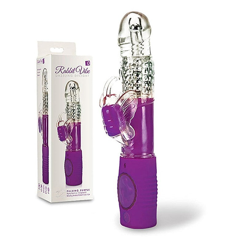 Premium Rabbit Vibe Dazzling Delight by Topco - Rabbit Vibrators