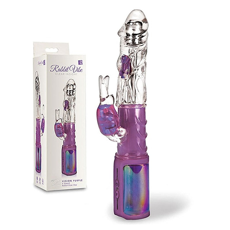Premium Rabbit Vibe Clear Insight by Topco - Rabbit Vibrators