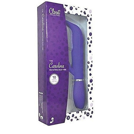 The Carolina Rotating Duo Massager by Closet Collection Toys - Rabbit Vibrators