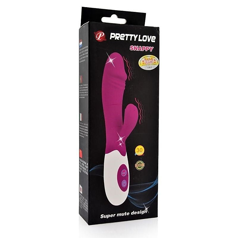 Premium Snappy Silicone Vibrator by Baile - Rabbit Vibrators