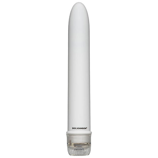 Doc Johnson White Nights Velvet Touch Bullet Vibrator - Bullet Vibrators
