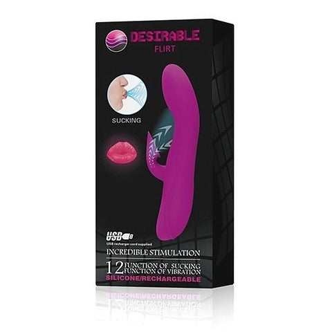 Desirable Flirt Dual Function G-Spot Vibrator by Baile - Rabbit Vibrators