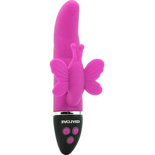 Trio of Hearts Lush Butterfly Vibrator - Rabbit Vibrators