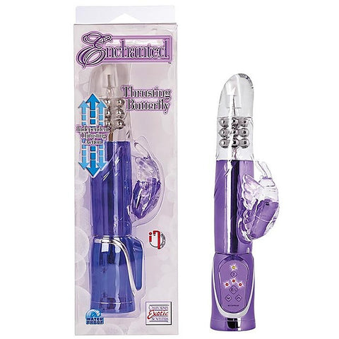 Enchanted Thrusting Butterfly Rabbit Vibrator - Rabbit Vibrators