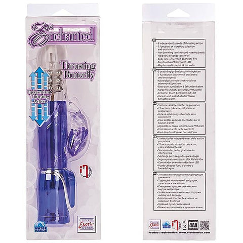 Enchanted Thrusting Butterfly Rabbit Vibrator - Rabbit Vibrators
