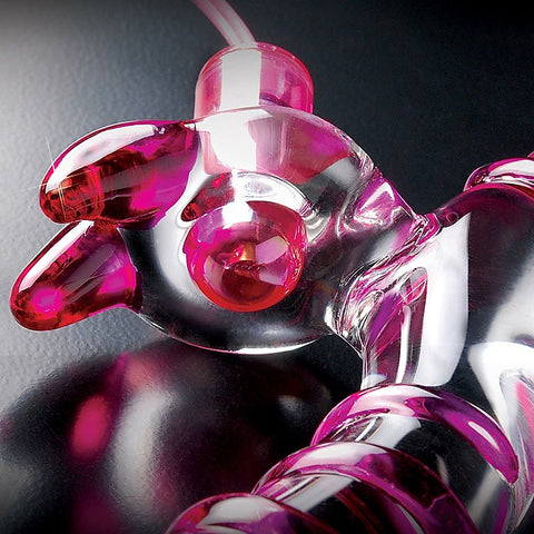 Icicles No 16 Glass Rabbit Vibrator by Pipedream - Rabbit Vibrators