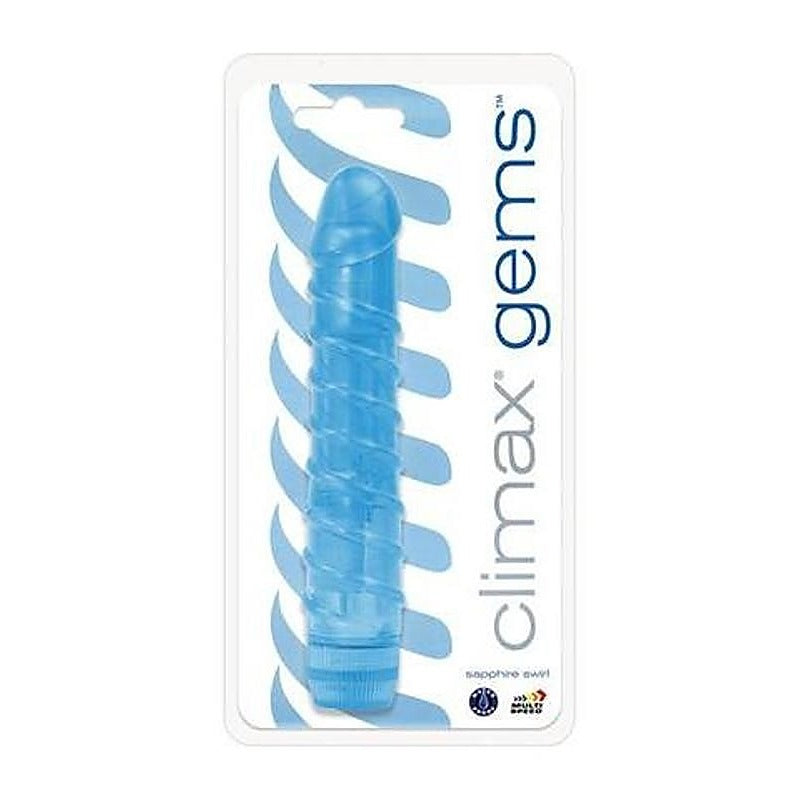 Premium Climax Gems Sapphire Swirl by Topco - G-Spot Vibrators
