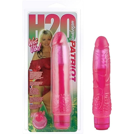 H20 Patriot Waterproof Vibe Pink - G-Spot Vibrators