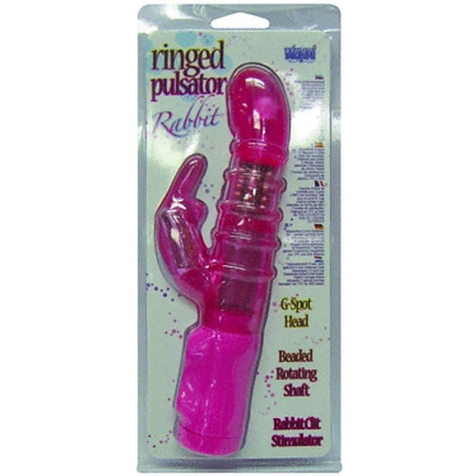 Ringed Pulsating Rabbit 7 Function G Spot Head Pink