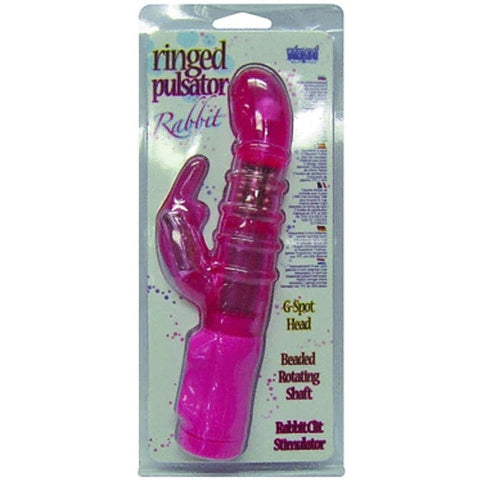 Ringed Pulsating Rabbit 7 Function G Spot Head - Rabbit Vibrators