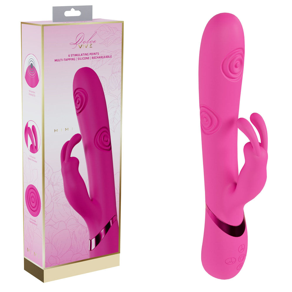 Shots Toys VIVE Mimi Vibrating Rabbit Massager Pink Rabbit Vibrators