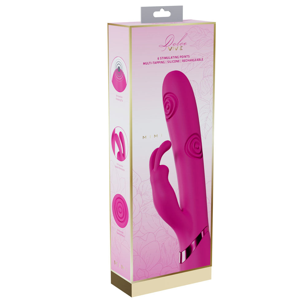 Shots Toys VIVE Mimi Vibrating Rabbit Massager Pink Rabbit Vibrators