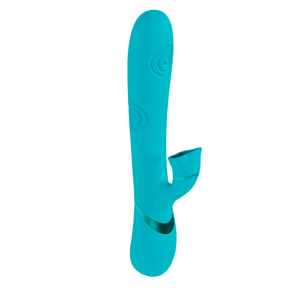 Shots Toys VIVE Fiore Tapping Rabbit Vibrator Blue Rabbit Vibrators