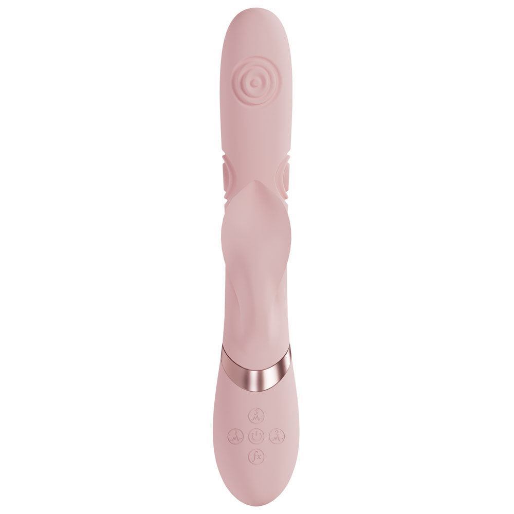 Shots Toys VIVE Fronda Rechargeable Rabbit Vibrator Pink Rabbit Vibrators