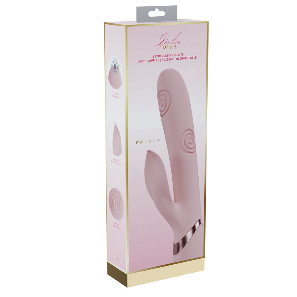 Shots Toys VIVE Fronda Rechargeable Rabbit Vibrator Pink Rabbit Vibrators