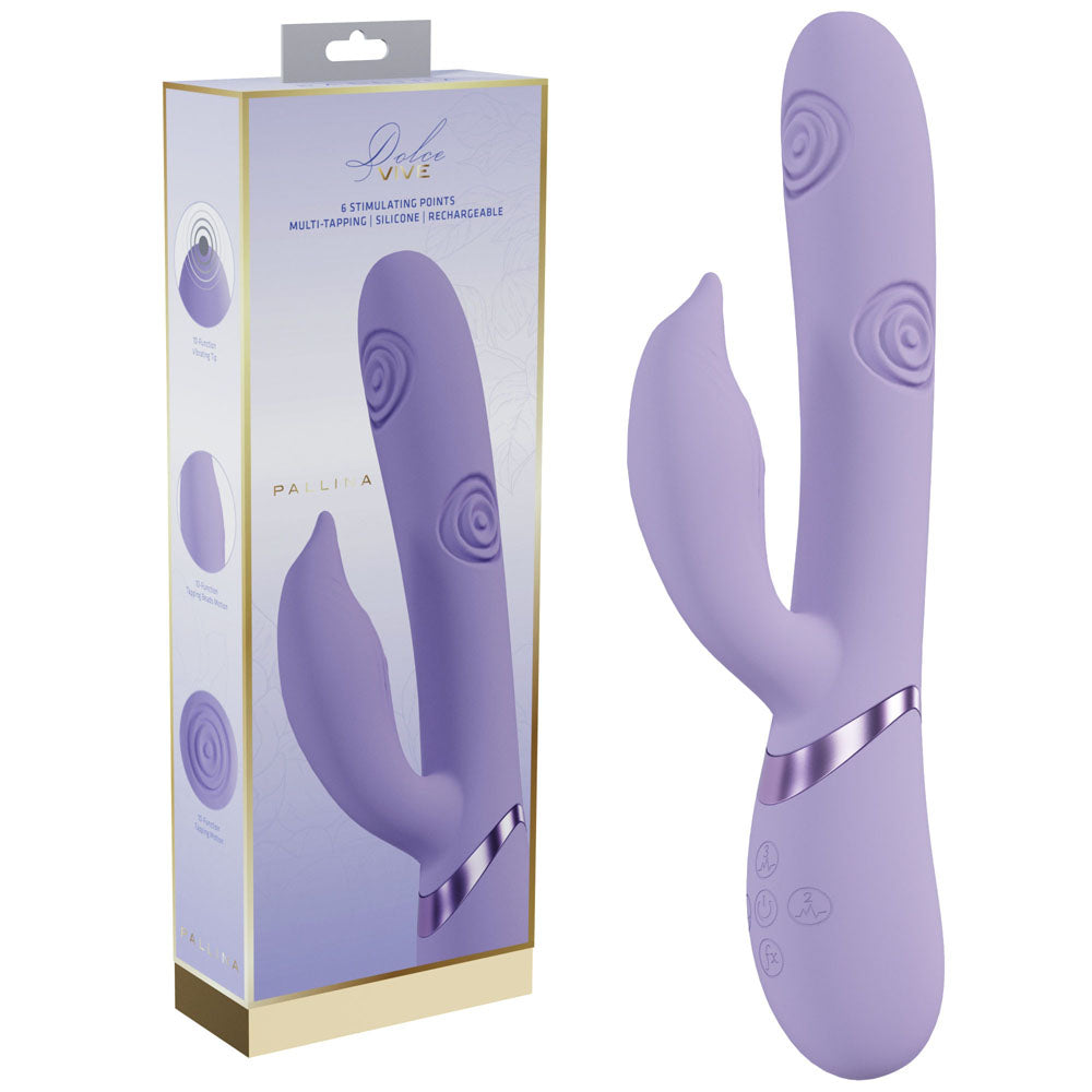 Shots Toys VIVE Pallina Rechargeable Rabbit Massager Purple Rabbit Vibrators