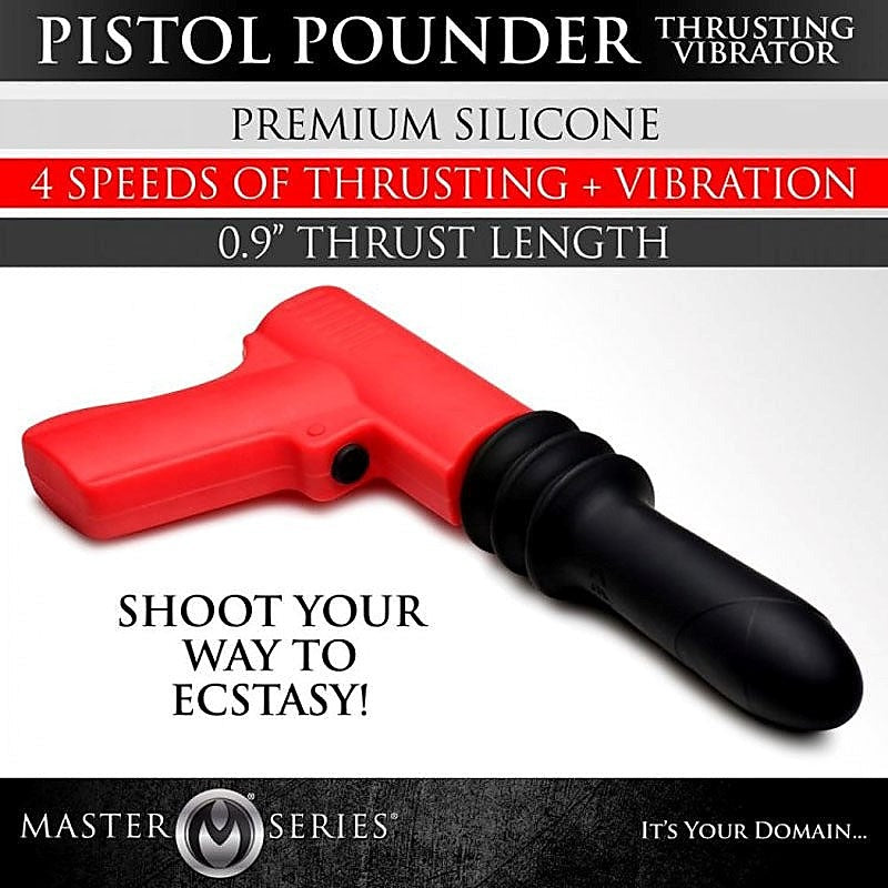 Master Series Pistola Pounder by XR Brands - G-Spot Vibrators
