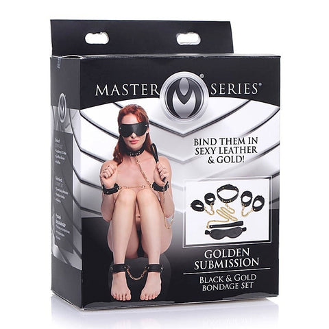Premium Golden Bondage Collection by XR Brands - Bondage Kits
