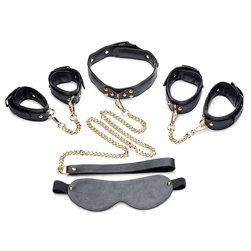 Premium Golden Bondage Collection by XR Brands - Bondage Kits
