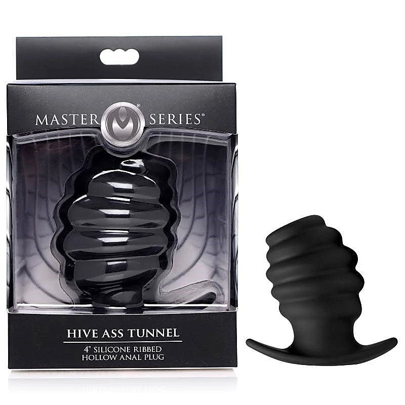 Premium Hive Ribbed Anal Plug by XR Brands - Butt Plugs