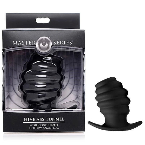 Premium Hive Ribbed Anal Plug by XR Brands - Butt Plugs