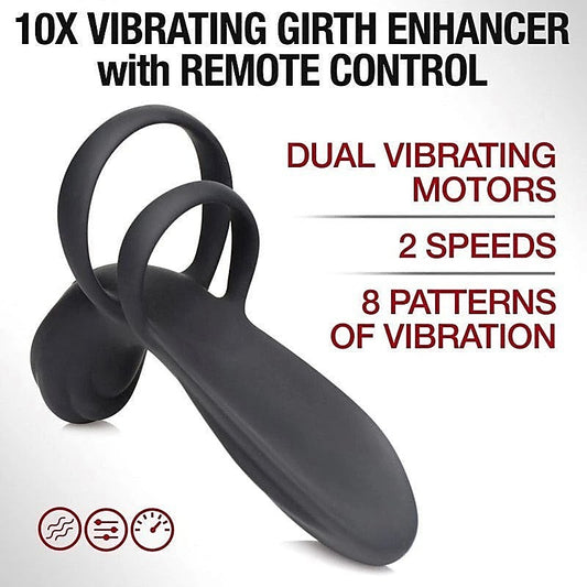 Trinity Dual-Motor Silicone Girth Enhancer by XR Brands - Pumps, Extenders and Sleeves