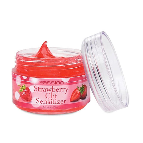Passion Strawberry Clit Sensitiser by XR Brands - Massage Oils and Lubricants