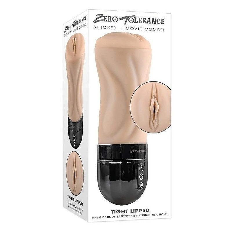 Tight Lipped Rechargeable Male Stroker by Evolved - Masturbators and Strokers