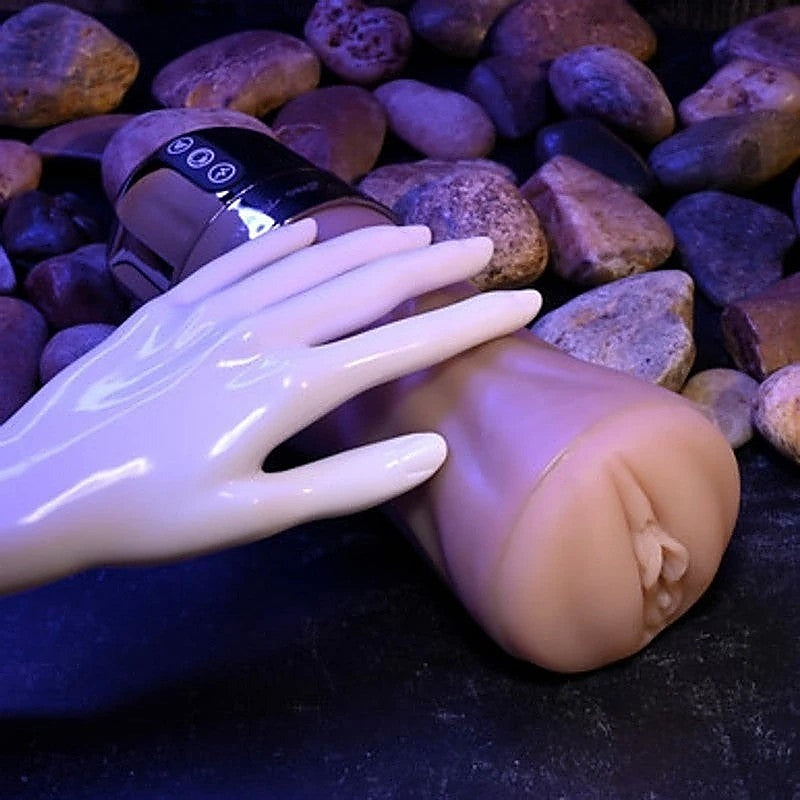 Tight Lipped Rechargeable Male Stroker by Evolved - Masturbators and Strokers