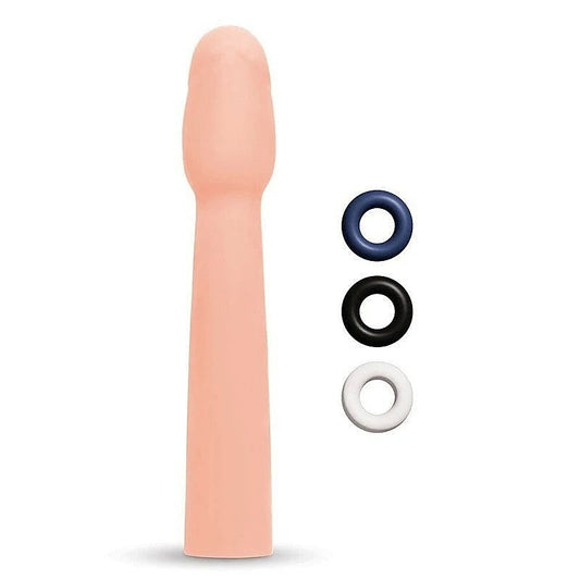 Size Up Realistic 2" Penis Extender - Enhance Your Intimate Experiences - Pumps, Extenders and Sleeves