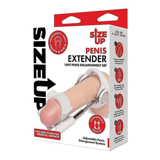 Comprehensive Size Enhancement - Size Up Penis Extender Kit - Pumps, Extenders and Sleeves