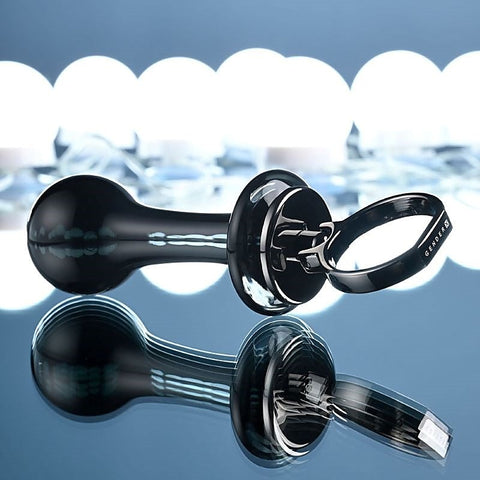 Gender X BLOW POP - Smooth, Secure, and Satisfying Glass Pleasure Plug - Glass Sex Toys