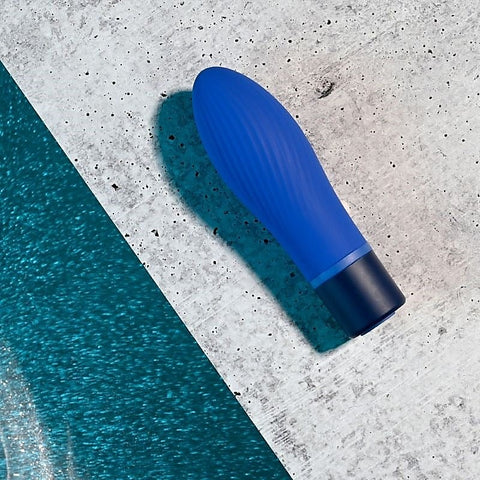 Cobalt Cutie Waterproof Bullet Vibrator by Evolved - Personal Massagers