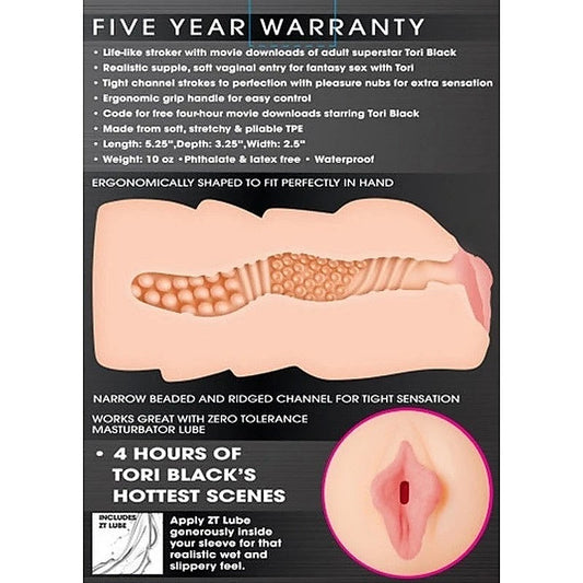 Zero Tolerance THRILL RIDE Vibrating Mens Stroker
