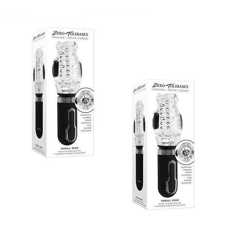 Thrill Ride Vibrating Mens Stroker by Evolved - Masturbators and Strokers