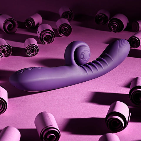 Playboy Pleasure CURLICUE Rabbit Vibrator by Evolved - Rabbit Vibrators