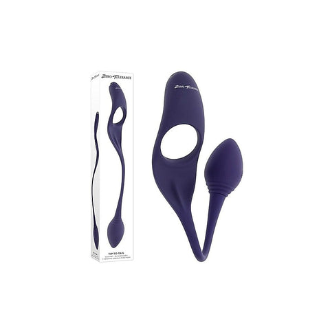 Zero Tolerance Tip To Tail Vibrating Plug & Cock Ring - Vibrating Cock Rings