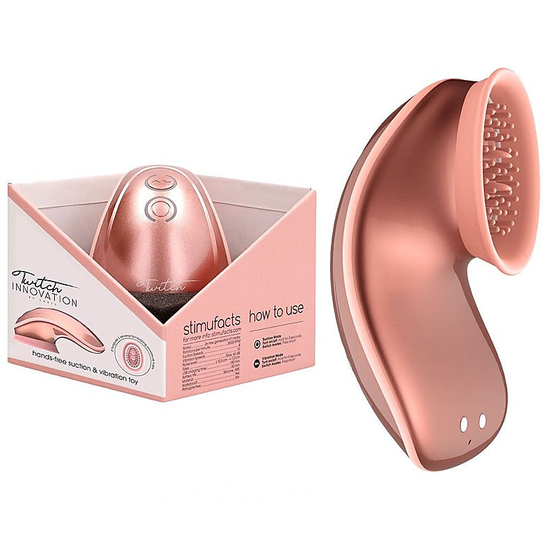 Twitch 1 Hands-Free Suction & Vibration by Shots Toys - Clit Ticklers and Pulsators