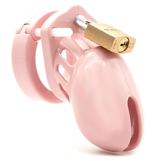 Cb-6000s Chastity Cock Cage Kit - Pink - Male Chastity