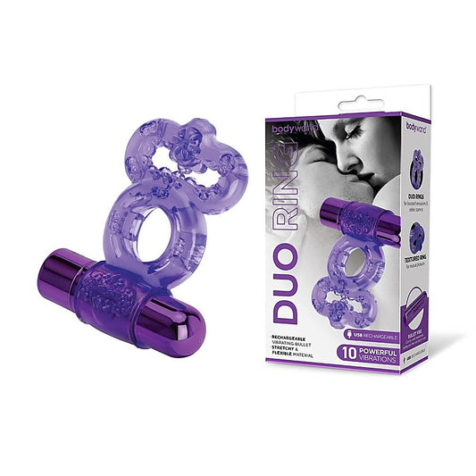 Bodywand Duo Ring - Powerful Vibrations for Heightened Sensations - Vibrating Cock Rings
