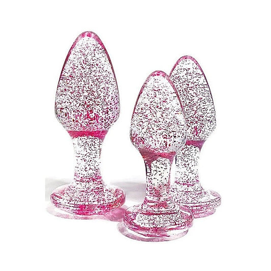 Sparkle and Indulge - Adam & Eve Glitter Gem Butt Plug Collection - Butt Plugs