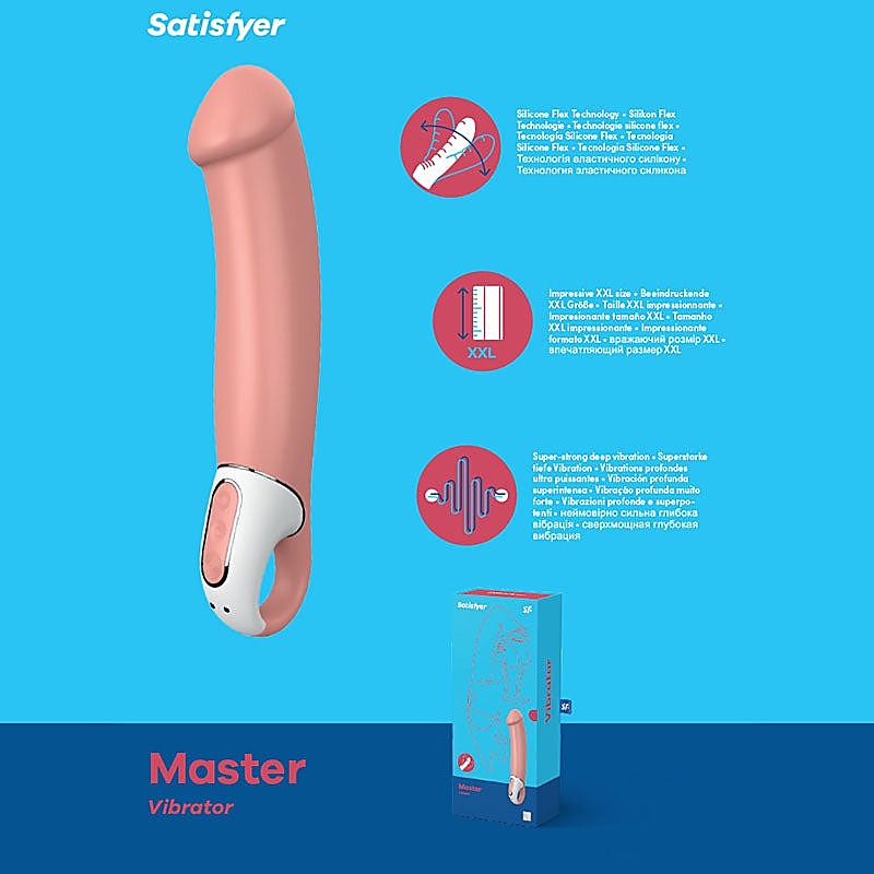 Professional-Grade Vibes Master by Satisfyer - Waterproof Vibrators