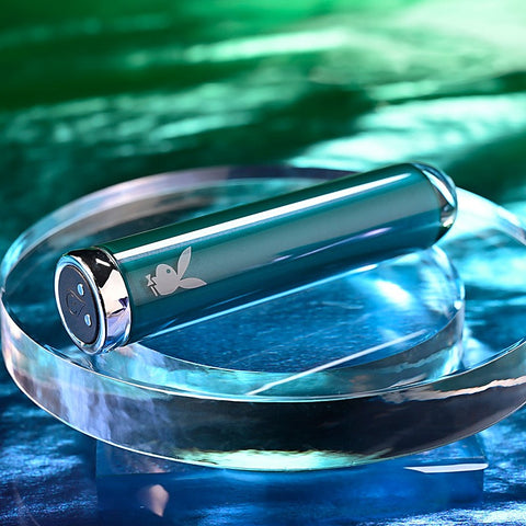 Playboy Pleasure Emerald Bullet Vibrator by Evolved - Waterproof Vibrators