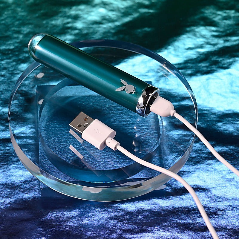 Playboy Pleasure Emerald Bullet Vibrator by Evolved - Waterproof Vibrators