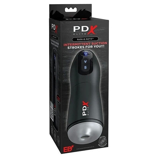 PDX Elite Suck-O-Matic Vibrating Male Masturbator - Realistic Butts And Vaginas