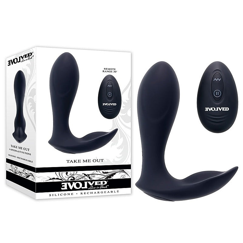 Premium TAKE ME OUT Wearable Vibe by Evolved - Remote Control Vibrators