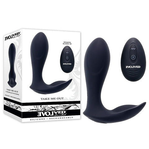 Premium TAKE ME OUT Wearable Vibe by Evolved - Remote Control Vibrators