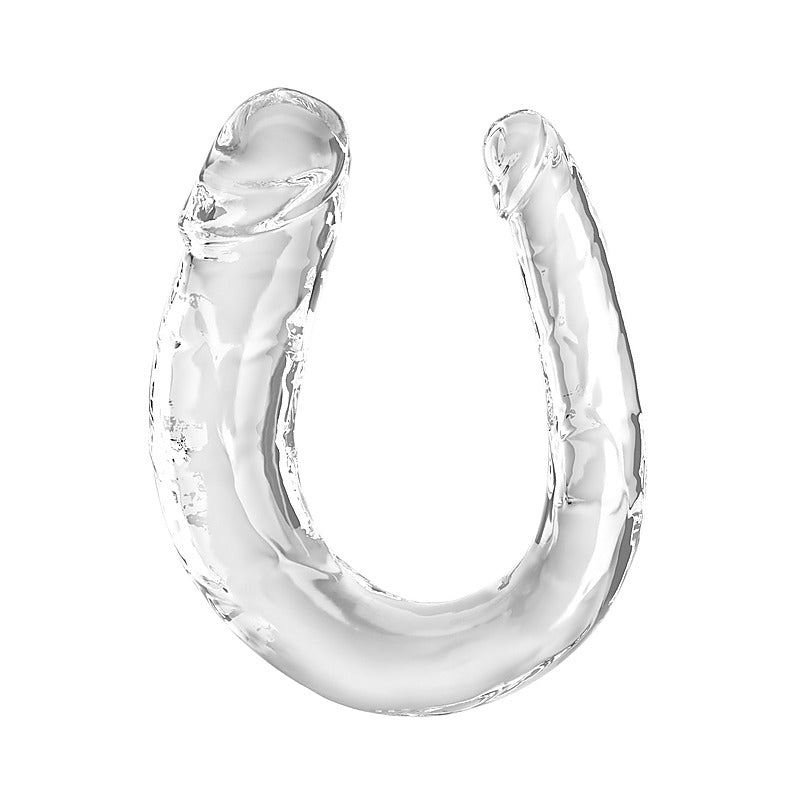 King Cock Clear Double Trouble Realistic Dildo - Realistic Dildos