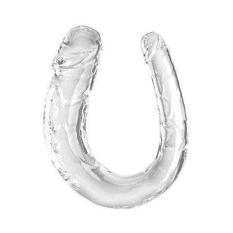 King Cock Clear Double Trouble Realistic Dildo - Realistic Dildos